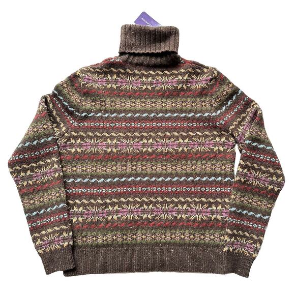 Ralph Lauren Purple Label Fair-isle Knit Embroidered Sweater S IT NWT $2490 - Picture 7 of 12